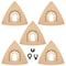 5 Piece Carbide Oscillating Sanding Pad Set For Rough Sanding And Cutting 6