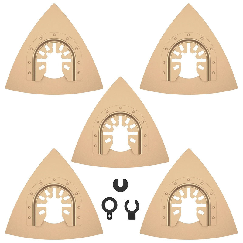 5 Piece Carbide Oscillating Sanding Pad Set For Rough Sanding And Cutting 6