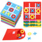 20 Piece Felt Board Game Set Family Mini Board Game Toy 0