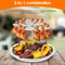 Al Pastor Skewer Stainless Steel Vertical Skewer With Tray Roasted Chicken Stand 1
