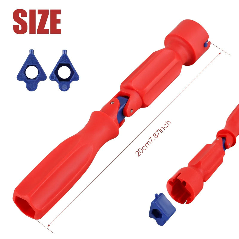 Toilet Seat Fitting Wrench Portable Tool 10 13 17 Mm 5