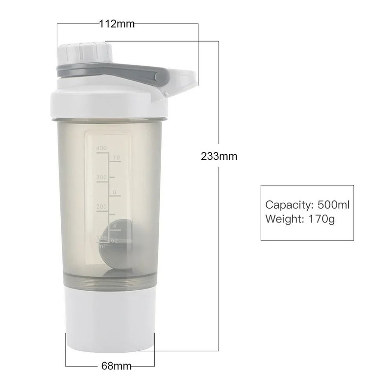 Shaker Bottle Leak Proof Sports Cup For Protein Shakes And Pre Workout 4