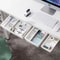 Hidden Storage Box Desk Storage Drawer Self Adhesive Plastic Table Organizer 0