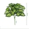 Artificial Plants Leaves Silk Tortoiseshell Leaf Dieffenbough Fake Green Plant Living Room Decor 6
