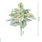 Artificial Plants Leaves Silk Tortoiseshell Leaf Dieffenbough Fake Green Plant Living Room Decor 8