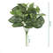 Artificial Plants Leaves Silk Tortoiseshell Leaf Dieffenbough Fake Green Plant Living Room Decor 18