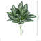 Artificial Plants Leaves Silk Tortoiseshell Leaf Dieffenbough Fake Green Plant Living Room Decor 19