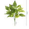 Artificial Plants Leaves Silk Tortoiseshell Leaf Dieffenbough Fake Green Plant Living Room Decor 22