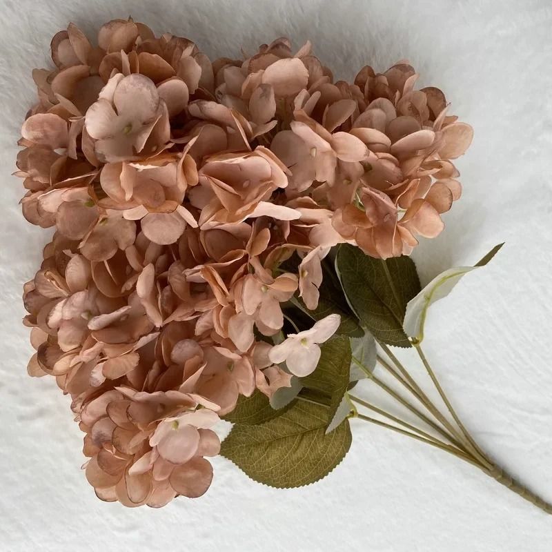 Artificial Hydrangea Fake Flower Wedding Photography Bouquet Home Decor 9