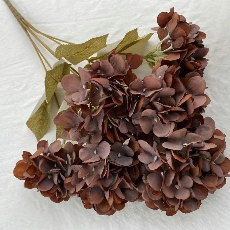 Artificial Hydrangea Fake Flower Wedding Photography Bouquet Home Decor 3