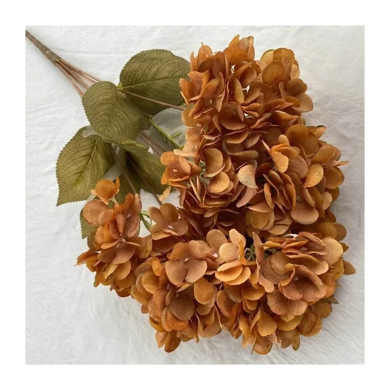 Artificial Hydrangea Fake Flower Wedding Photography Bouquet Home Decor 4
