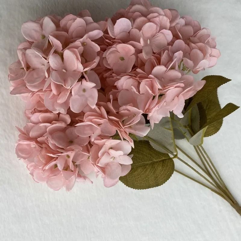 Artificial Hydrangea Fake Flower Wedding Photography Bouquet Home Decor 11