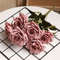 Artificial High End Silk Multi Layer Rose Bouquet Fake Pink Red Flower Decor 5