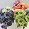Artificial Burnt Edge Peony Bouquet Silk Fake Flower Home Decor 1