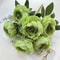Artificial Burnt Edge Peony Bouquet Silk Fake Flower Home Decor 14