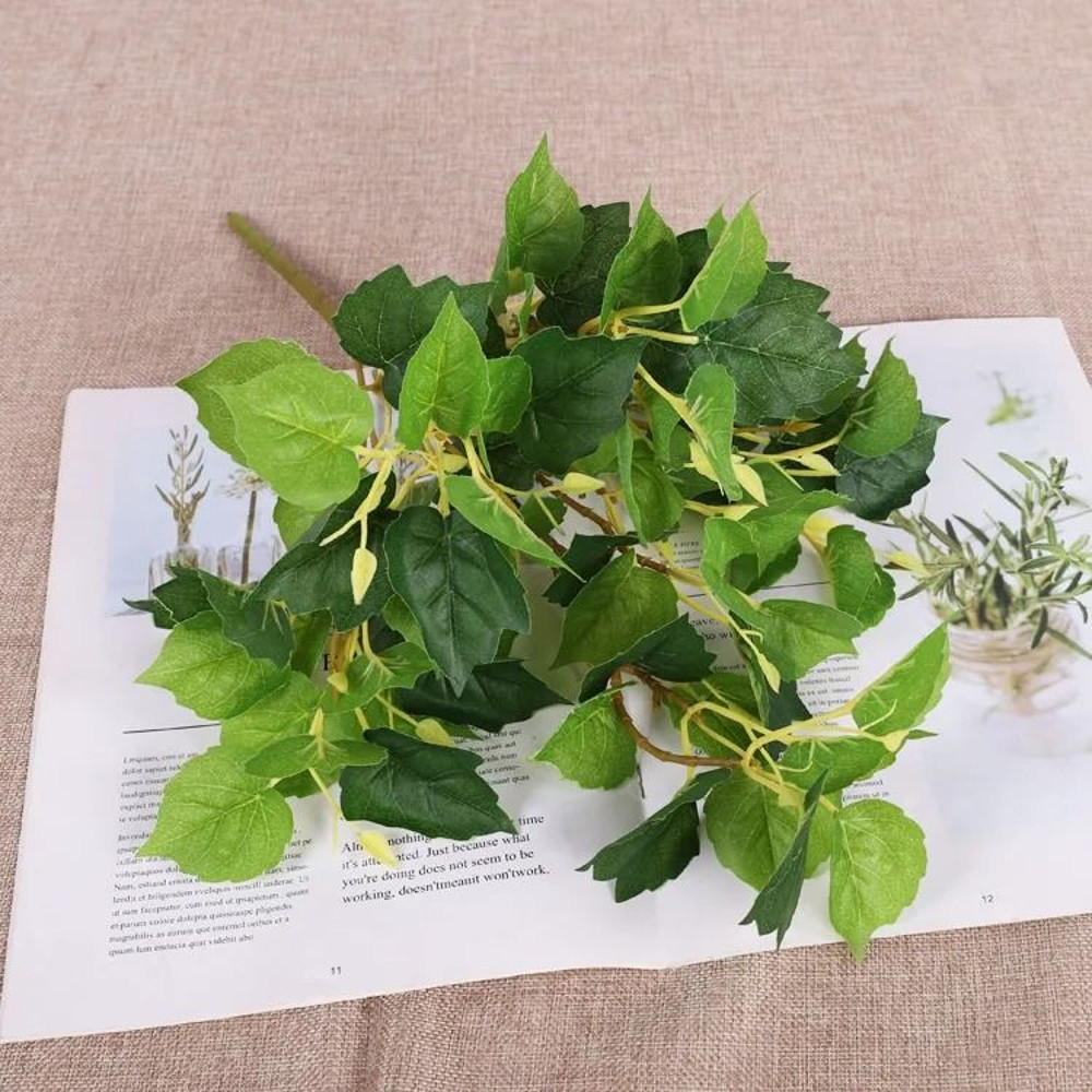 Artificial Plastic Plants Wall Grass Greenery Home Decor 4