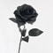 12 Piece Black Red White Artificial Silk Rose Branch Set Long Stem Decorative Flowers 7
