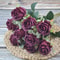 Autumn Color Artificial Silk Rose Bouquet Wedding Photography Home Decoration 13