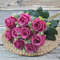 Autumn Color Artificial Silk Rose Bouquet Wedding Photography Home Decoration 6