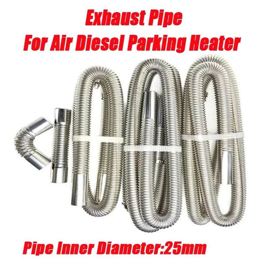 Stainless Steel Exhaust Pipe Tube Hose Kit For Car Air Diesel Heater 0