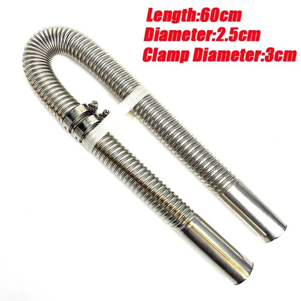 Stainless Steel Exhaust Pipe Tube Hose Kit For Car Air Diesel Heater 8