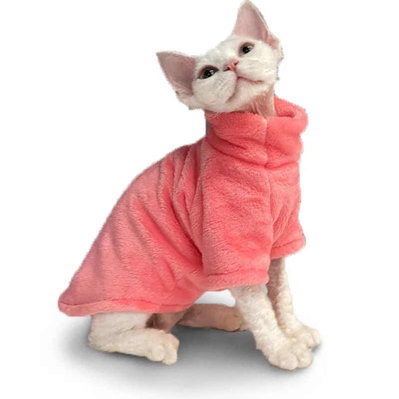 Fashionable Cat And Dog Winter Sweater Pet Hoodie Warm Knit Outfit 0