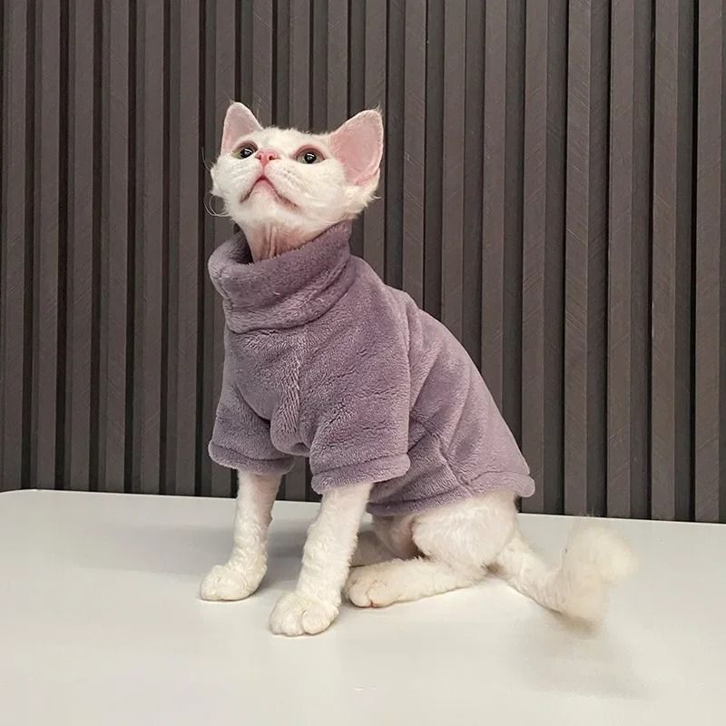 Fashionable Cat And Dog Winter Sweater Pet Hoodie Warm Knit Outfit 7