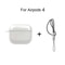 Clear Soft TPU Earphone Case For AirPods 4 3 2 1 Pro And Pro2 With Lanyard Strap 9
