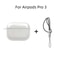 Clear Soft TPU Earphone Case For AirPods 4 3 2 1 Pro And Pro2 With Lanyard Strap 11