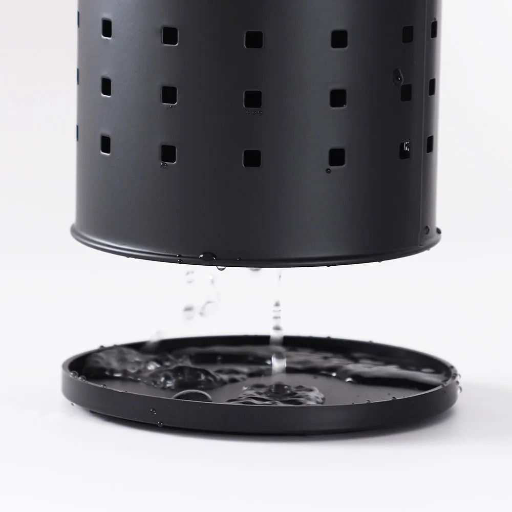 Stainless Steel Silverware Holder Large Capacity Cutlery Organizer With Drain Holes 4