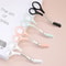 Stainless Steel Eyebrow Trimmer Scissors With Comb Hair Removal Makeup Tool 4