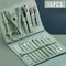 16 Piece Professional Nail Clippers And Cuticle Nippers Set With Travel Case 0