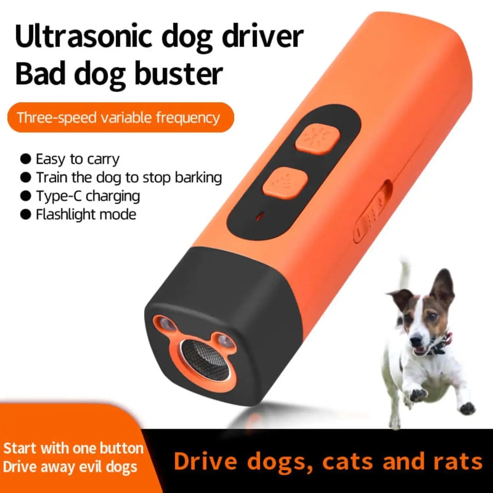 Ultrasonic Anti Bark Deterrent Device Long Range Alternative To Bark Collar 1