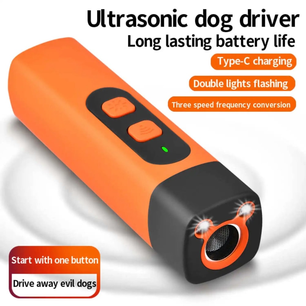 Ultrasonic Anti Bark Deterrent Device Long Range Alternative To Bark Collar 4