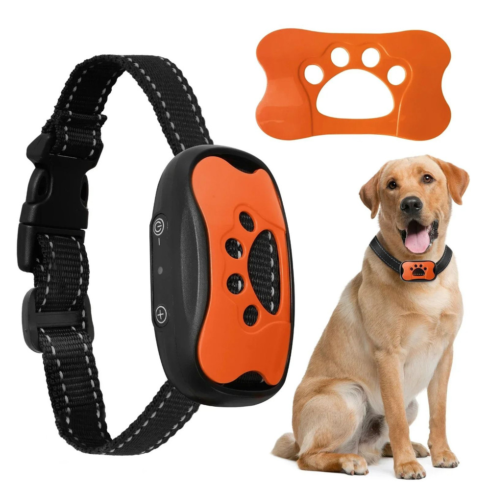 Pet Dog Anti Barking Device USB Rechargeable Ultrasonic Training Collar 12