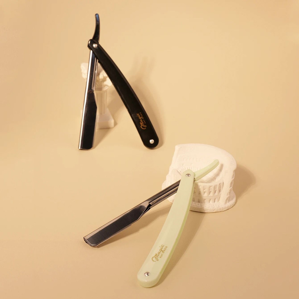 Straight Edge Shaver Manual Folding Razor For Hair Wigs And Men 8