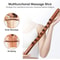 Handheld Wood Massage Roller Stick Lymphatic Drainage Fascia Blaster For Neck Back Waist Leg 2
