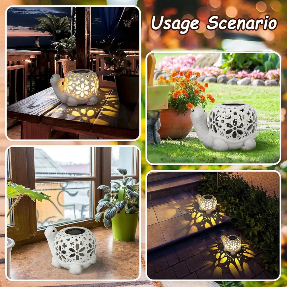 Solar Outdoor Garden Statue With Light For Mom Spring Decoration 1