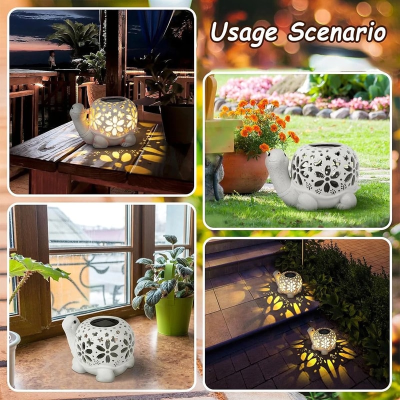 Solar Outdoor Garden Statue With Light For Mom Spring Decoration 1