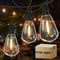 100ft Outdoor String Lights ST38 Globe LED Patio Lights With 24 Edison Vintage Bulbs 0