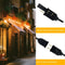 100ft Outdoor String Lights ST38 Globe LED Patio Lights With 24 Edison Vintage Bulbs 2