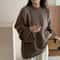 Oversized Loose Round Neck Sweater For Women Autumn Winter Knit 0