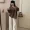 Oversized Loose Round Neck Sweater For Women Autumn Winter Knit 13