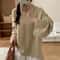 Oversized Loose Round Neck Sweater For Women Autumn Winter Knit 4