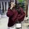 Oversized Loose Round Neck Sweater For Women Autumn Winter Knit 5