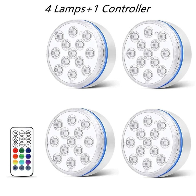 Updated Submersible 13LED Underwater Light With Remote Control 8