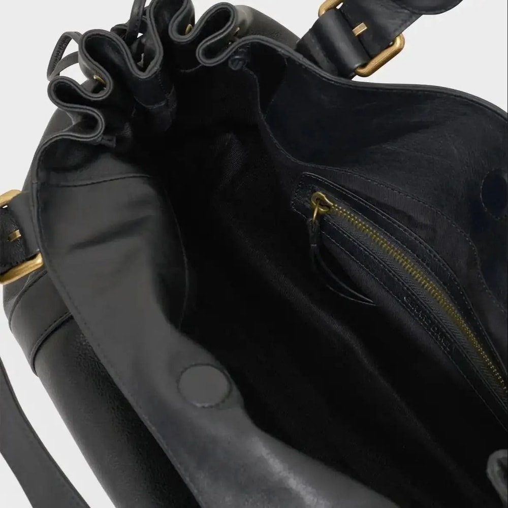 Womens Vintage Handbag Solid Color Tote Shoulder Bag Luxury Everyday Style 3