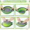 Silicone Folding Drain Basket Fruit Vegetable Washing Basket Collapsible Drainer Kitchen Storage To 4