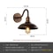 Retro Waterproof LED Wall Lamp Outdoor E27 Decorative Lighting Fixture 6
