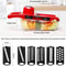Vegetable Cutter With Steel Blade Slicer Potato Peeler Carrot Cheese Grater Kitchen Accessories 4